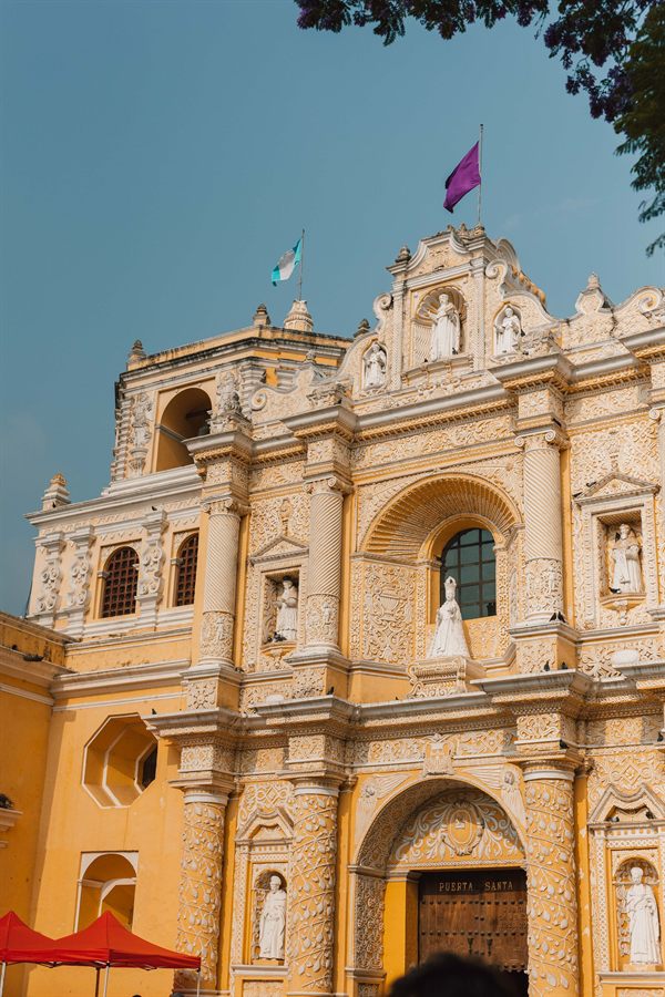 Baroque church in Antigua, Guatemala
