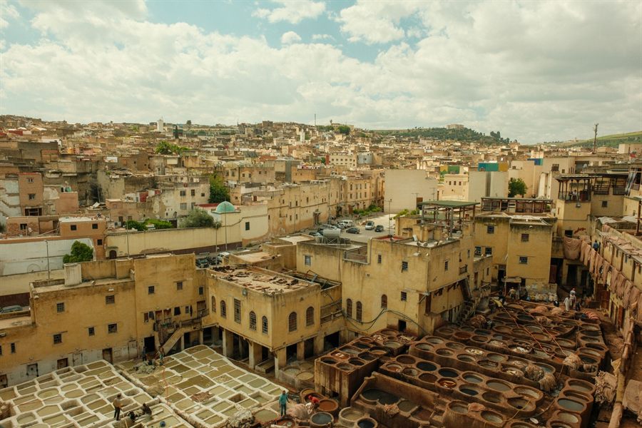 The medina in Fez